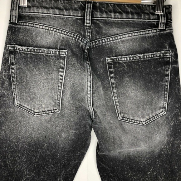 Free People 26 Vixen Cigarette Jean In Black - Picture 9 of 12